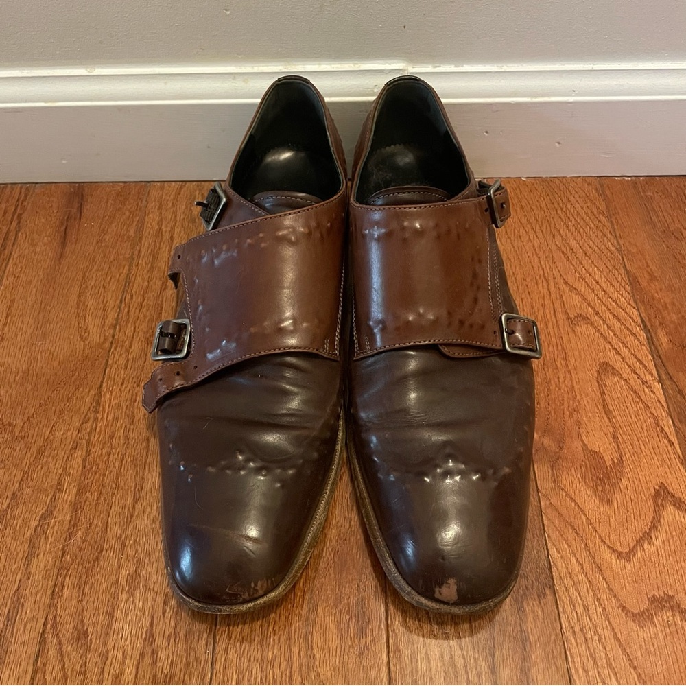 Alexander McQueen double monk strap shoes